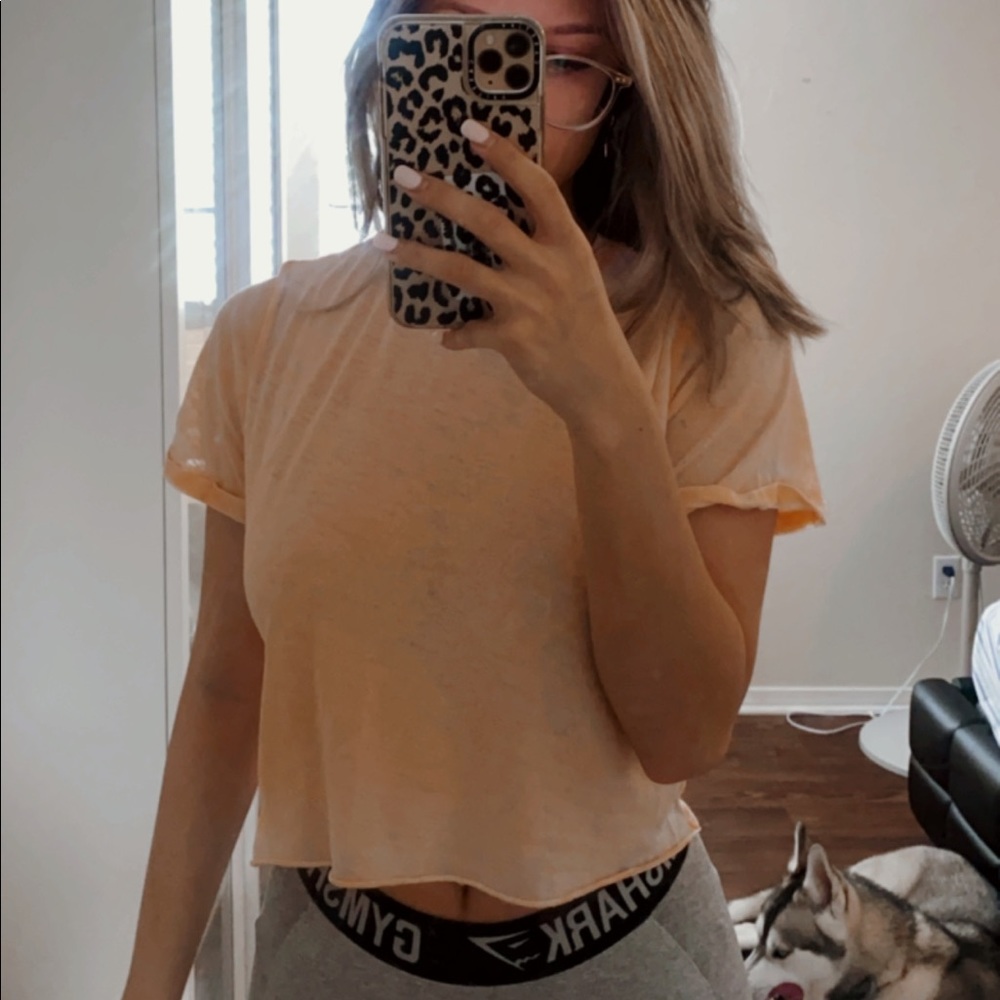 Neon orange crop
